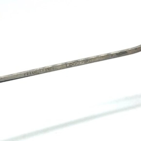 VINTAGE LOGO PARIS FRANCE EYEGLASSES SUNGLASSES FRAMES ROSE LENS METAL 80s - Picture 15 of 16